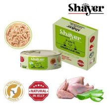 کنسرو گربه با طعم مرغ و آلوئه‌ ورا شایر