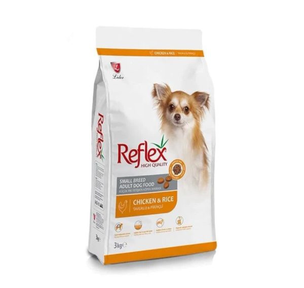 غذای خشک سگ های بالغ نژاد کوچک ۱ کیلویی (فله ای) رفلکس