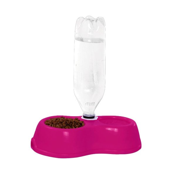 ظرف آب و غذای دوقلوی مخزندار بلفی