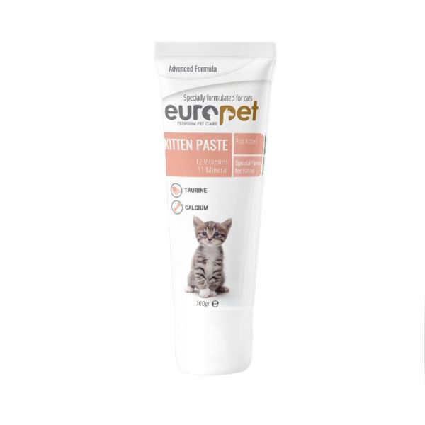 خمیر ویتامین و مینرال بچه گربه یوروپت Europet Kitten Paste