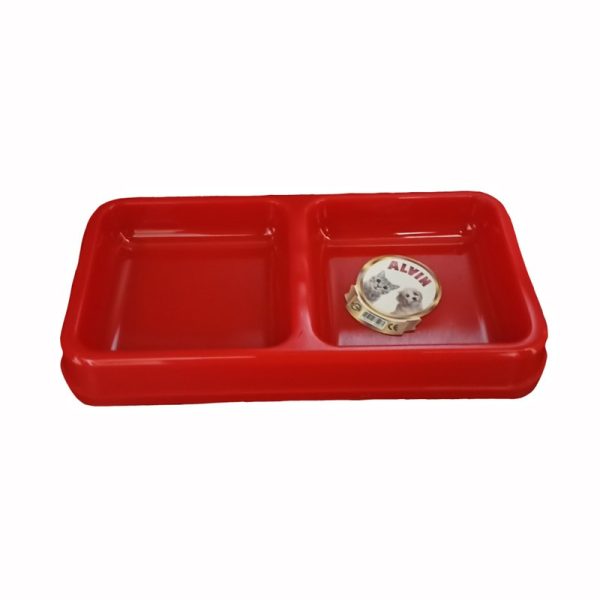 ظرف آب و غذای دوقلوی آلوین