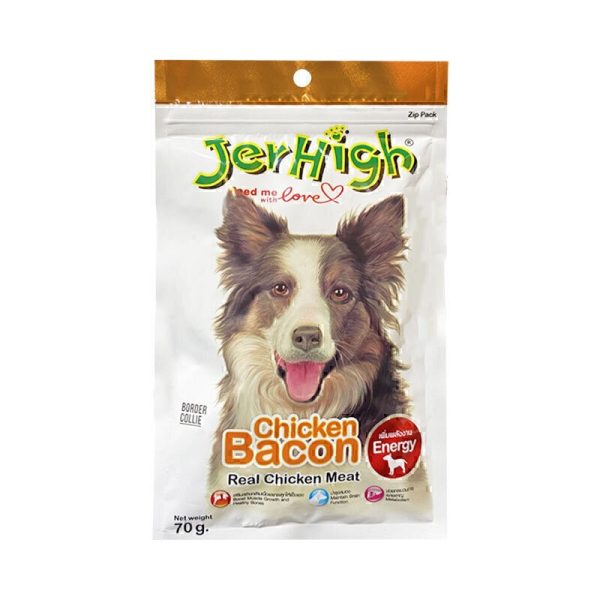 تشویقی جرهای مخصوص سگ مدل بیکن مرغ