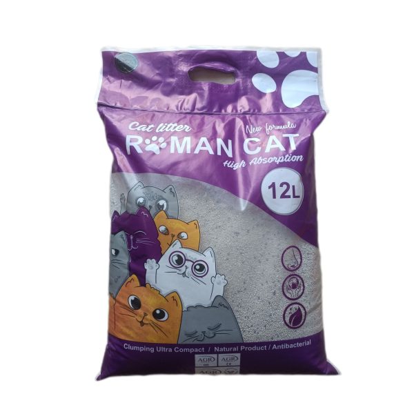 خاک گربه کربنه 10 کیلویی رومن کت