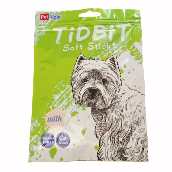 تشویقی سگ تیدبیت با طعم شیر مدل Milk